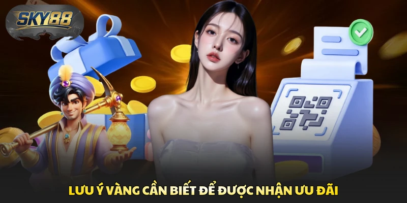 Lưu ý vàng cần biết để được nhận ưu đãi