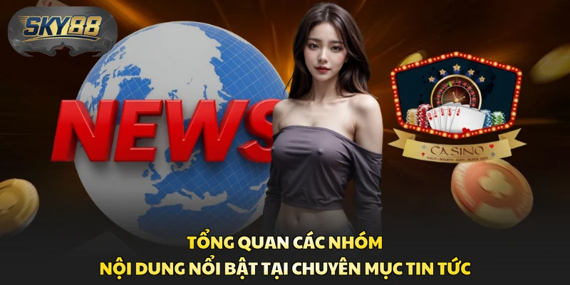 Tổng quan các nhóm nội dung nổi bật tại chuyên mục tin tức